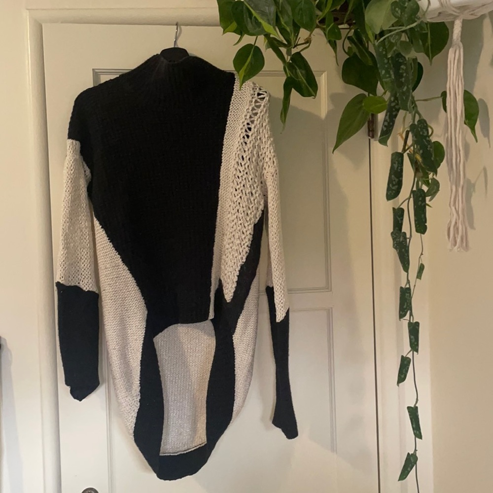 Helmut Lang silk/wool turtleneck pullover sweater